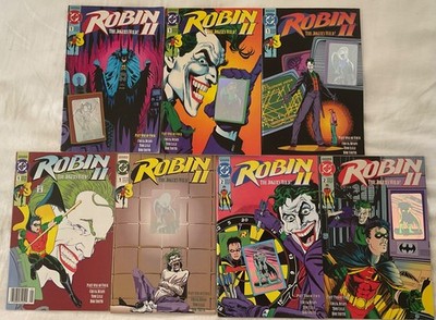 Robin ll Four issue miniseries #1 s-2 s (Holoraphic Variants) 7 Book Lot