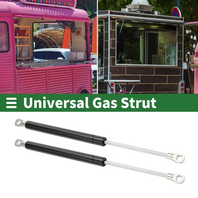 2 Stück 60Ib/267N/27kg 12''/305mm Lift Unterstützt Streben Gas Frühling Schwarz