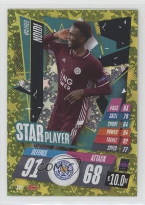 2020 Topps Match Attax UEFA Champions League Star Player Wilfred Ndidi #SP7 z6b