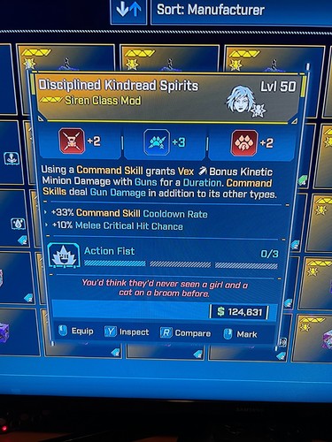 Borderlands 4✨VEX SIREN CLASS MOD TEEN WITCH UNDEAD EYE, OGGETTI ATTREZZI ✅PC-PS-XBOX✨ - Foto 44 di 71