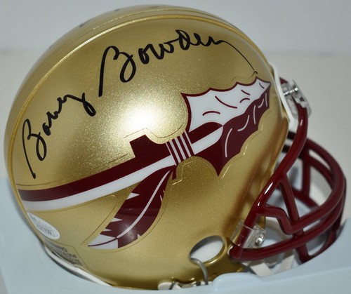BOBBY BOWDEN JIMBO FISHER HANDSIGNIERTER MINIHELM FLORIDA STATE SEMINOLES JSA - Bild 3 von 7