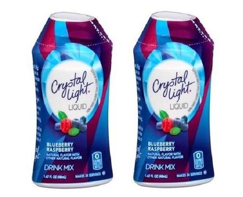 Crystal Light Blueberry Raspberry Liquid Drink Mix 2 Bottle Pack - Picture 3 of 3
