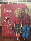VTG 1962 Tammy Doll and Tammy's Dad W/ Red Case Ideal Toy BS-12  Original Outfit