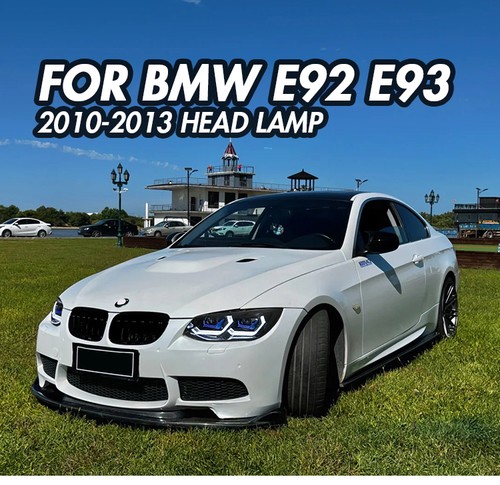 Pair LED Headlights Xenon For BMW 3 Series 2011-2013 E92 E93 Front Lamps - Picture 6 of 20