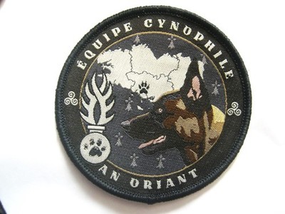 GEND COLLECTION PATCH. CYNOPHILE TEAM OF MORBIHAN 56 YEAR ORIANT - LORIENT