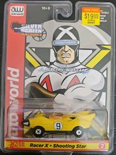 Auto World Silver Screen Speed Racer RACER X SHOOTING STAR HO Slot Car NIP 5C 