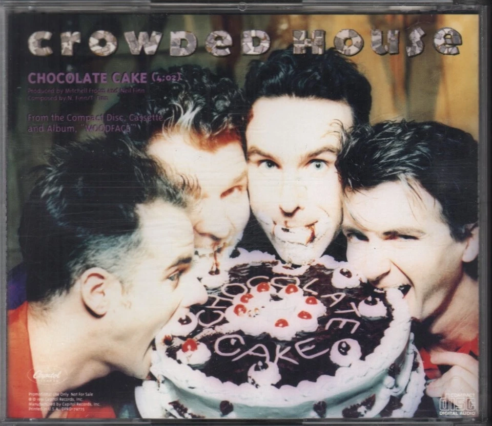 Crowded House Schokoladenkuchen CD USA Capitol 1991 Promo DPRO79775 - Bild 3 von 3