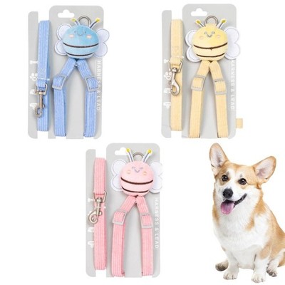 Pet Chest Harness Pet Leash Harness Prevent Break-away Cat Walking Traction Rope