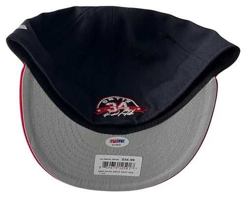 DAVID ORTIZ SIGNED BIG PAPI NEW ERA BASEBALL HAT W/"B.P." INSCRIPTION PSA COA - Picture 2 of 4