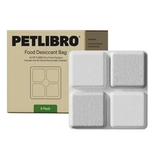 PETLIBRO Pet Food Desiccant Bag, 6 Packs Upgrade 6 White 