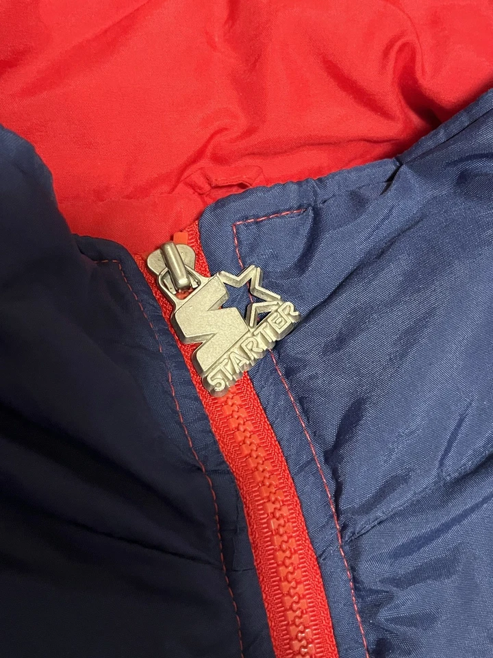 VINTAGE 90's USA OLYMPIC TEAM STARTER INSULATED FULL ZIP JACKET X- LARGE - Image 4 of 4