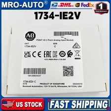 New Allen-Bradley 1734-IE2V 2 Point Analog PLC Input Module 1734IE2V US Free Tax