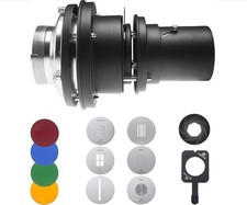 Wellmaking Bowens Mount Optical Snoot Conical, Flash Projector Attachment, Sp...