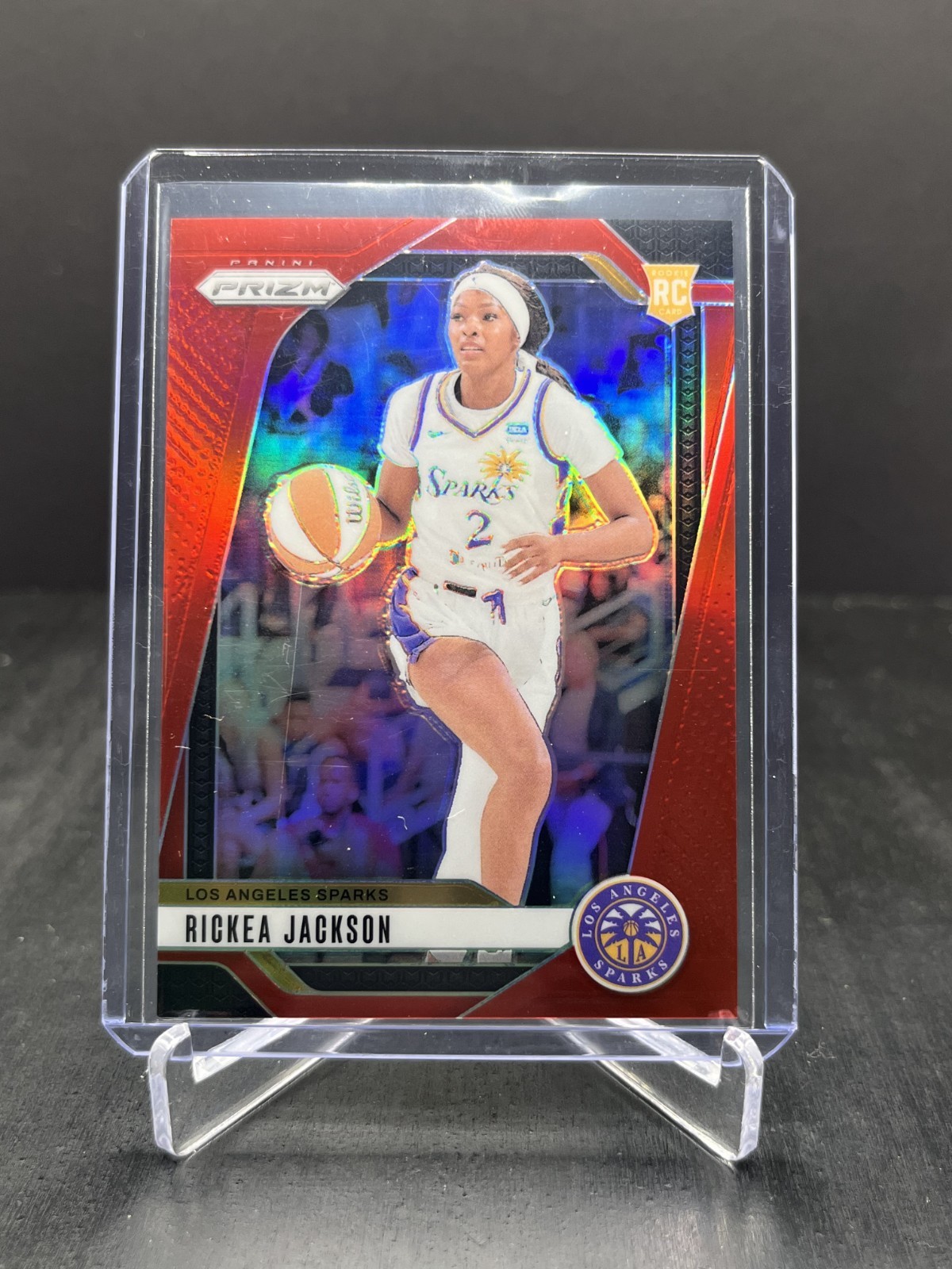 2024 Panini Prizm WNBA Basketball Rickea Jackson RC Rookie Red 184/299 #60