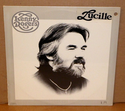 Kenny Rogers ''Lucille'' NEW mostly SEALED vinyl LP record 1976 drill hole cut out