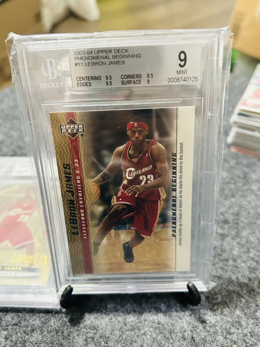 LeBron James Grade 9.5 Basketball Rookie Sports Trading Cards
