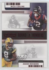 2021 Panini Contenders Round Numbers Ruby Amari Rodgers Nico Collins 05ol