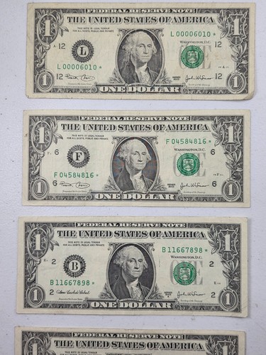 11PCS 2001 2003 $1 DOLLAR *STAR* NOTES LOT #BKAL - Picture 4 of 9