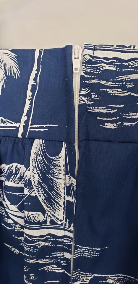 Vestido De Colección Royal Creation Hawaiano Muumuu Patio Casa Talla Pequeña Caftán Tropical Foto 4 de 4