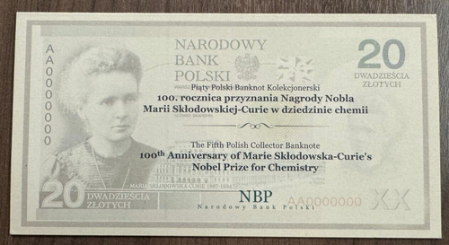 POLAND 20 Zloty 2011 Marie Skłodowska-Curie Commemorative issue UNC With FOLDER - Picture 3 of 4