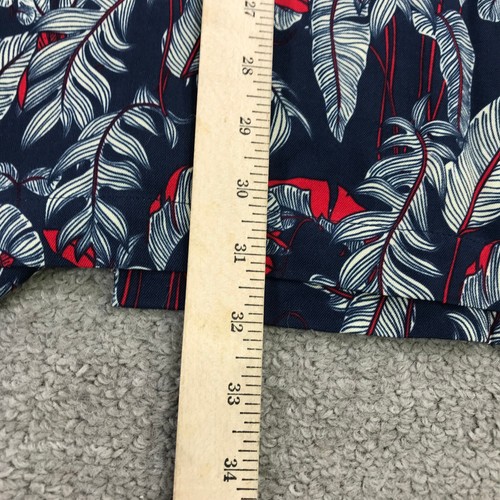 Nat Nast Shirt Mens 2XL XXL Button Up Floral Camo Leaves HAWAIIAN Camp Casual - Picture 8 of 10