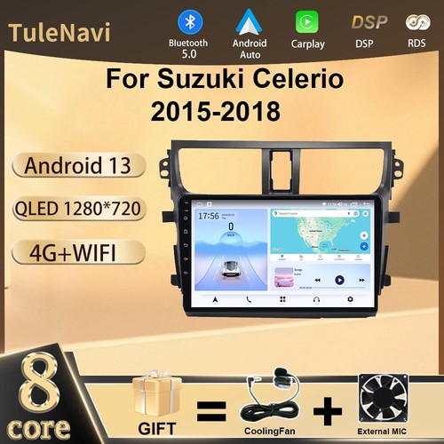 For Suzuki Celerio 2015-2018 Android CarPlay Car Radio GPS Stereo Player Screen - Bild 2 von 28