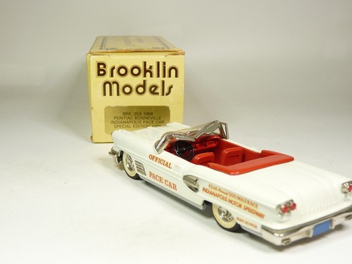 Brooklin BRK25X 1/43 '58 Pontiac Bonneville DAMAGED Handmade White Metal Model - Picture 2 of 2