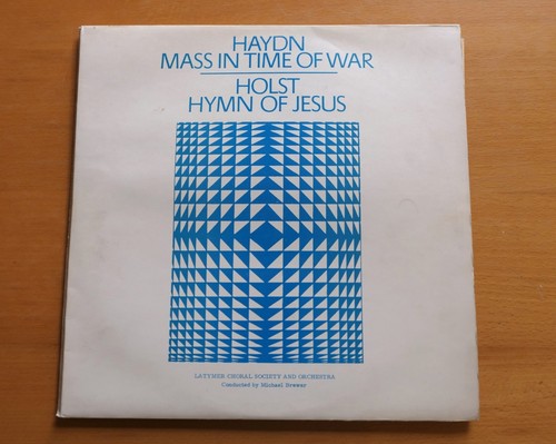 Latymer Choral Society Haydn Mass In Time Of War Holst Hymn Of Jesus 2xLP Vinyl - Picture 4 of 5