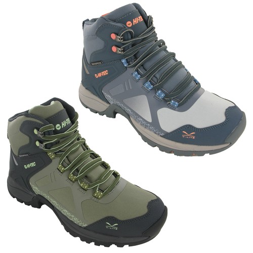 Hi-Tec Womens Walking Boots Psych Lightweight Waterproof Vegan Friendly UK4-8 - Afbeelding 1 van 14