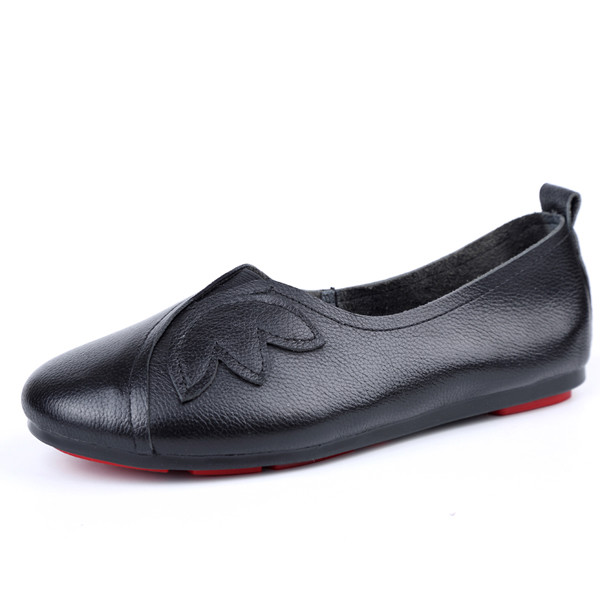 WOMEN SOFT CASUAL FLAT LOAFERS Schuhe IN LEATHER WOMEN SOFT CASUAL FLAT LOAFERS Schuhe IN LEATHER
