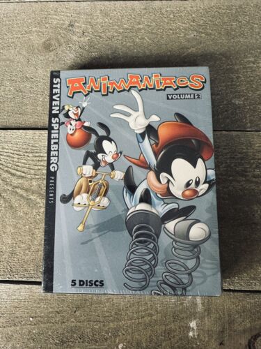 Animaniacs Vol. 2 Season 2 DVD 5 Disc Set Steven Spielberg New Sealed