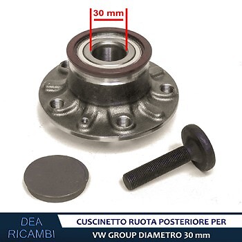 Cuscinetto Ruota Posteriore per VW BEETLE GOLF V, PLUS V,VI JETTA IV 03- PMVW013 - Imagen 2 de 3