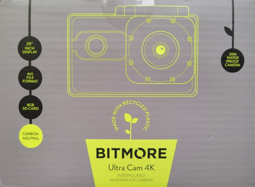 Bitmore ultra cam 4k Actionkamera, Wasserdicht 30m, komplett - NEU / defekt - Bild 5 von 5