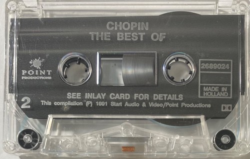 FREDERICK CHOPIN - THE BEST OF CHOPIN CASSETTE 1988 - Picture 3 of 4