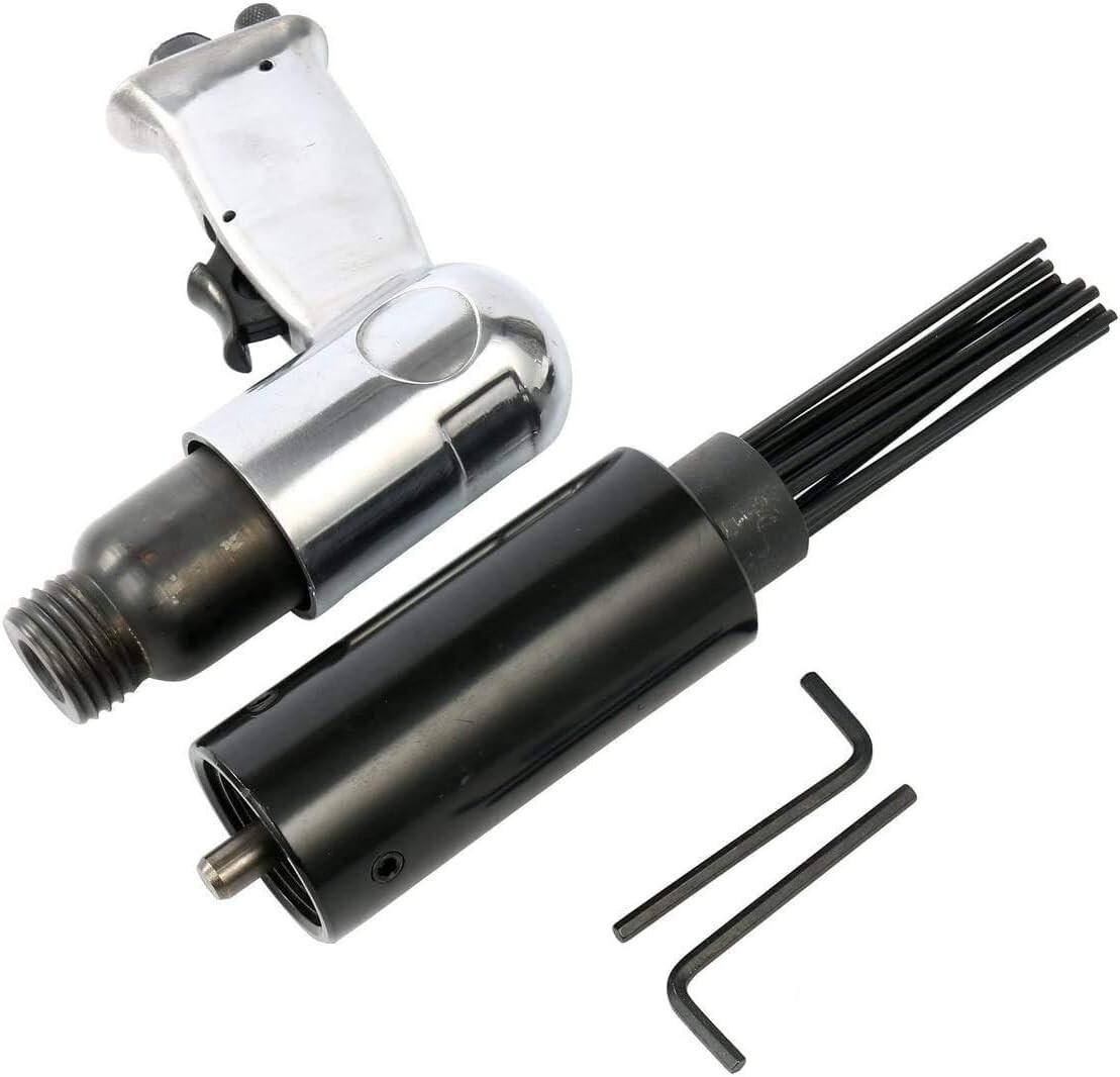 11" Air Pneumatic Compact Needle Scaler 3000BPM 19 Needles Remove Paint Rust Set eBay