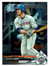 2017 PETE ALONSO BOWMAN CHROME DRAFT ROOKIE BASEBALL CARD NEW YORK METS