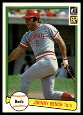 1982 Donruss JOHNNY BENCH #400 Cincinnati Reds HOF