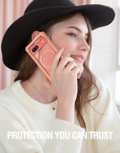 Funda Para Google Pixel 7A | Poética Compatible con MagSafe Híbrido Transparente - Imagen 19 de 19