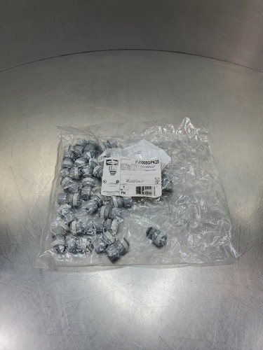 HUBBELL HJ1005GPK25 Qty:25 Nylon 3/8" GOTCHA Ring Connector.              5D-18 - Picture 1 of 2