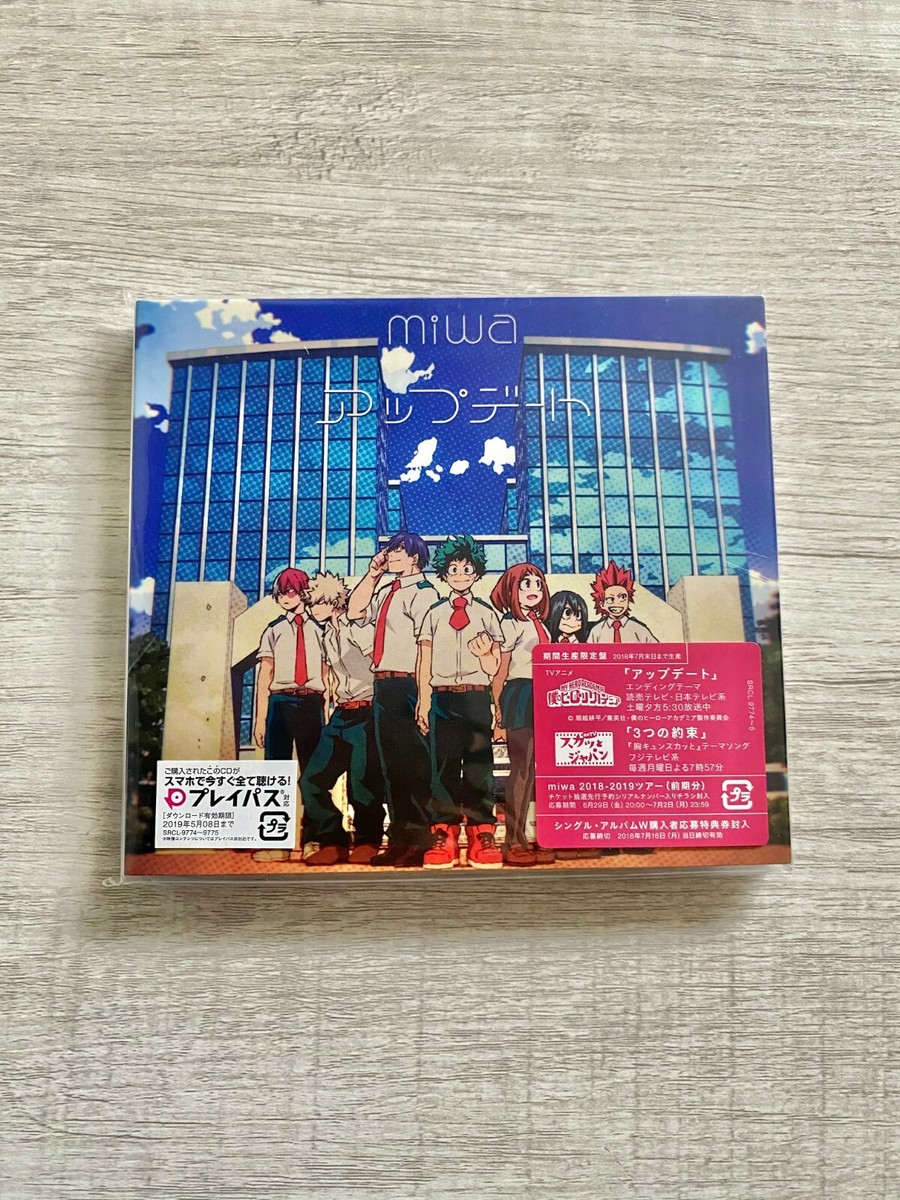 miwa UPDATE OST First Limited Edition My Hero Academia CD Japan
