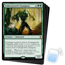 UNDERGROWTH CHAMPION X4 Battle For Zendikar BFZ Magic MTG MINT CARD