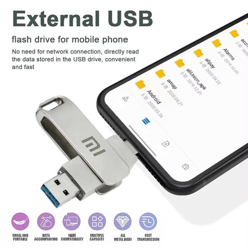 Xiaomi 2TB 16TB USB 3.0 Type-C Flash Drive OTG Memory Stick for PC Phone - Picture 12 of 19