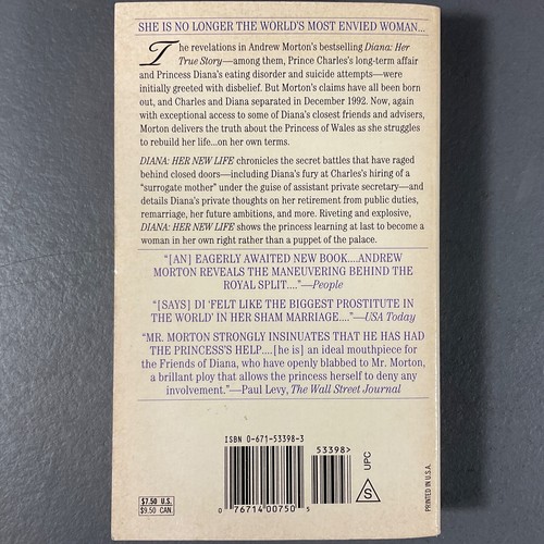 Diana: Her New Life by Andrew Morton Paperback Pocket Star Books Publishers - Picture 23 of 24