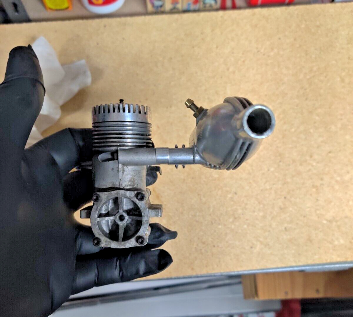 K&B 40 Two 2 Stroke Nitro RC Remote Control Airplane Engine with Muffler eBay