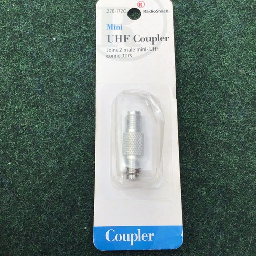 Radio Shack 278-172C Mini-UHF Coupler Joins 2 male mini UHF connectors