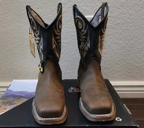 GEORGIA BOOT STEEL TOE ZIPPER SHOVEL SHANK PULL-ON WORK BOOT GB00528 SZ 8.5 - Picture 5 of 11