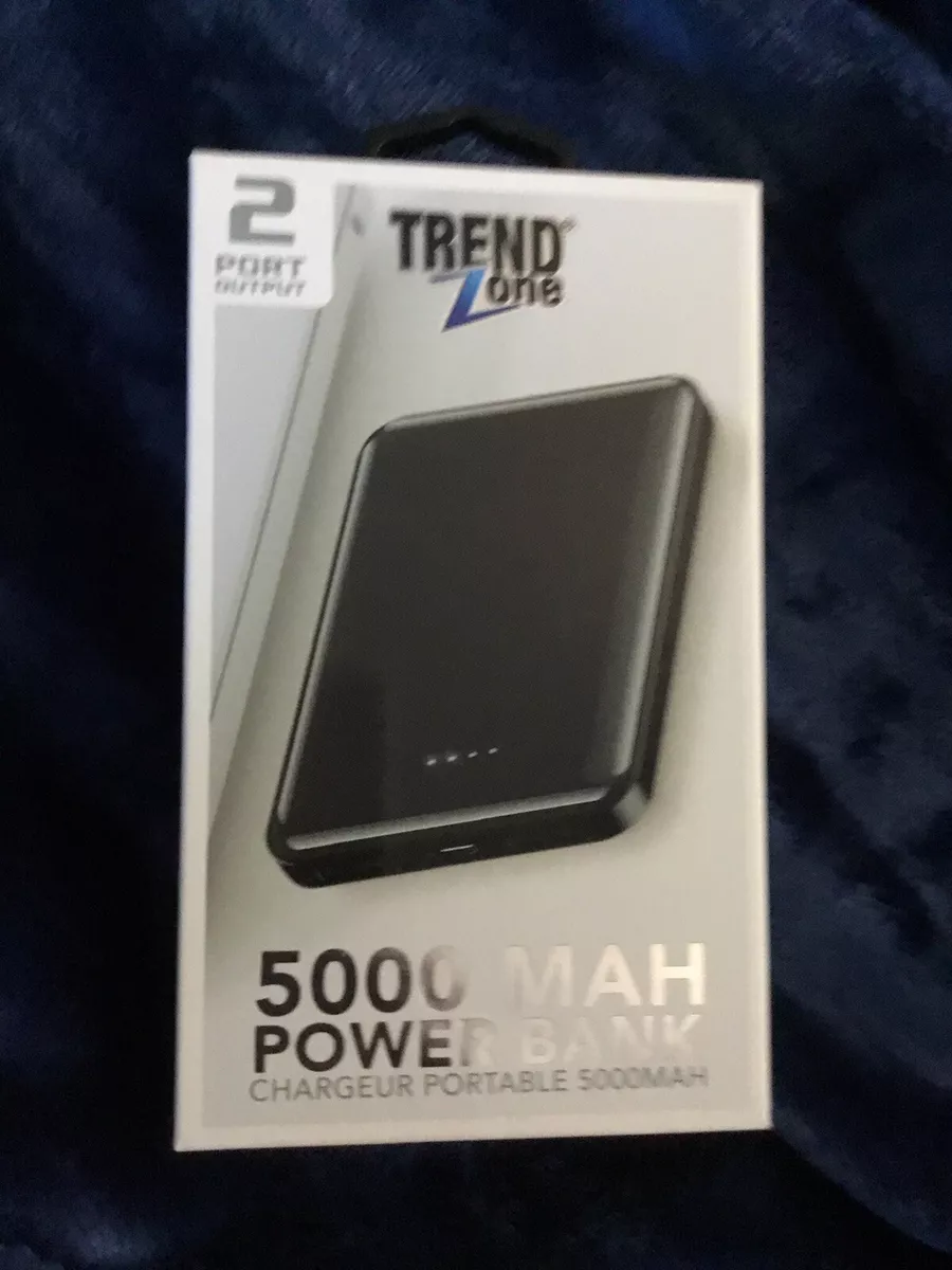 Trend Zone Power Bank 5000 Phone Charger Emergency Backup