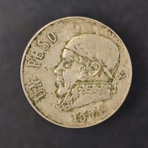 1971 Mexico Un Peso Coin AU  High Grade World Coin. Lot AA- 3127 - Picture 1 of 2