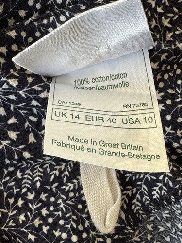 Laura Ashley 1980er Vintage Midikleid Made In Great Britain Größe 14 - Bild 5 von 6