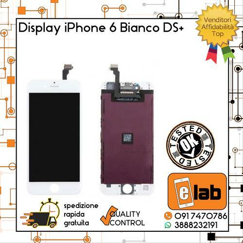 LCD TOUCH SCREEN DISPLAY PER APPLE IPHONE 6 BIANCO TECNOLOGIA DS+ VETRO SCHERMO - Foto 1 di 5